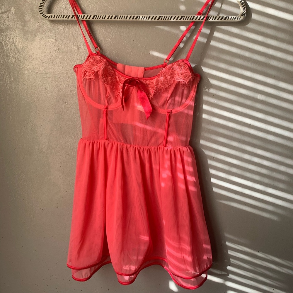 #babydoll #dress #lingerie #victoriasecret #pink